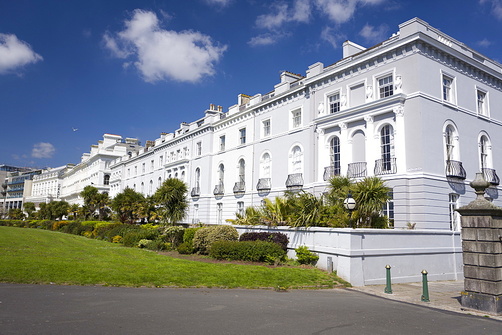 Georgian architecture at the Hoe, Plymouth, Devon, England, United Kingdom, Europe