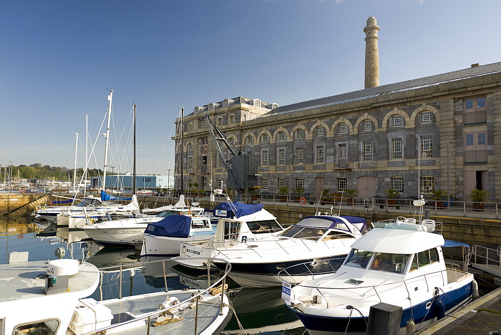 The marina, Royal William Yard, Plymouth, Devon, England, United Kingdom, Europe