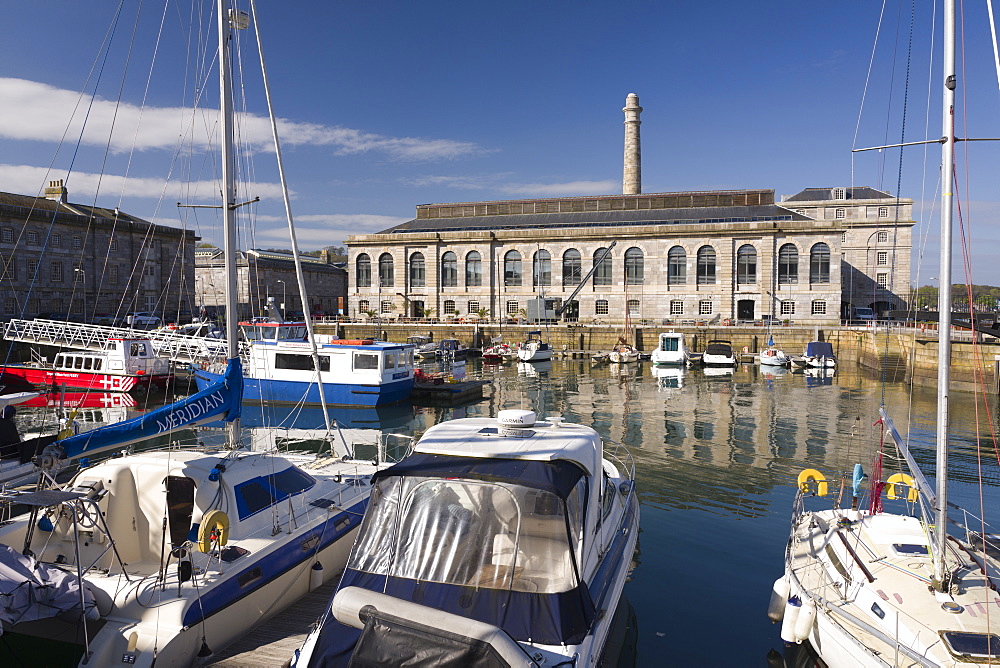 The marina, Royal William Yard, Plymouth, Devon, England, United Kingdom, Europe