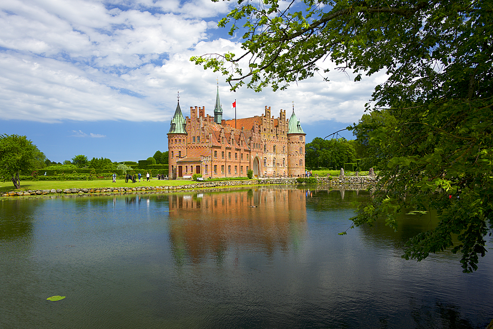 Egeskov Castle (Egeskov Slot), Funen, Denmark, Europe