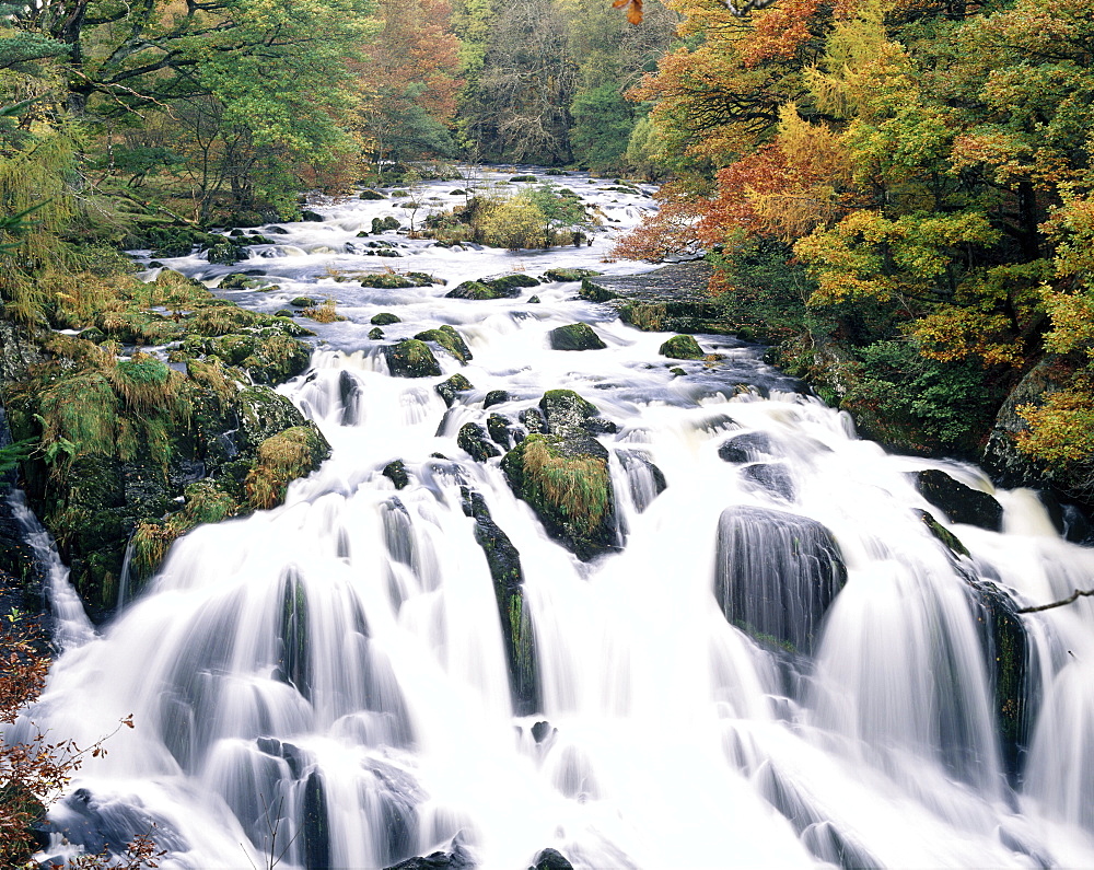 Swallow falls, Betws-y-coed, Gwynedd, Wales 