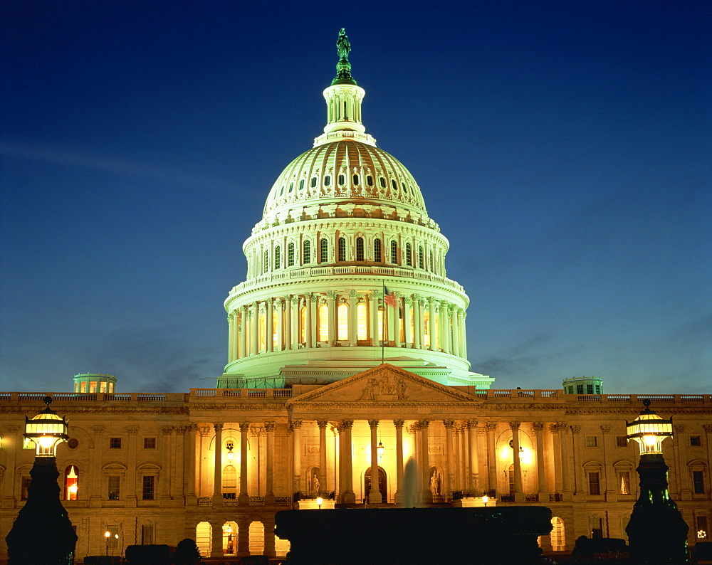 The Capitol building in Washington DC, United States of America, North America