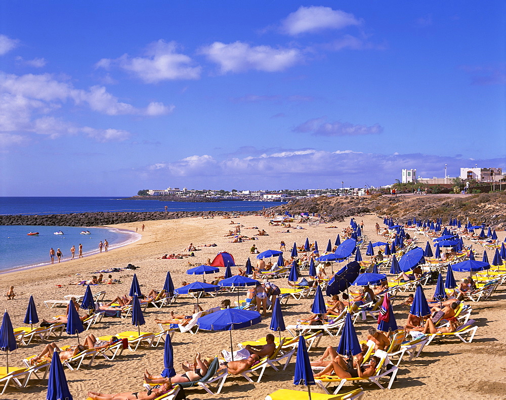 Beach at Playa Banca, Lanzarote, Canary Islands, Spain, Atlantic, Europe