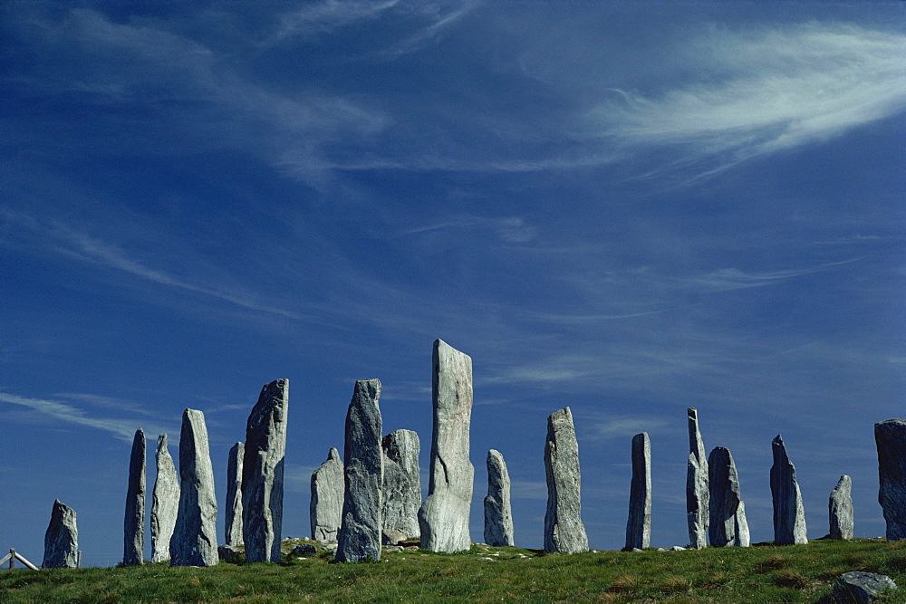 Callanish Stone Circle, Lewis, Outer Hebrides, Western Isles, Scotland, United Kingdom, Europe