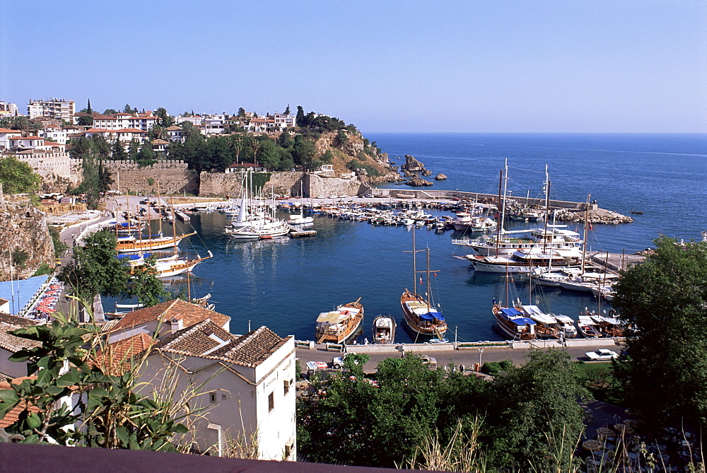 The harbour, Antalya, Anatolia, Turkey, Asia Minor, Eurasia