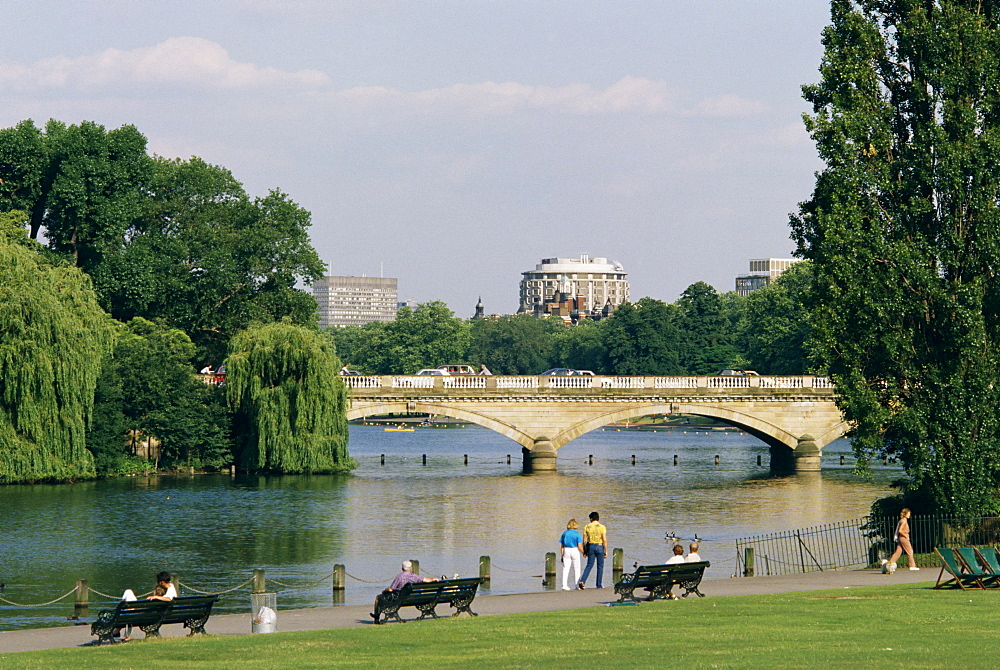 Hyde Park and the Serpentine, London, England, United Kingdom, Europe