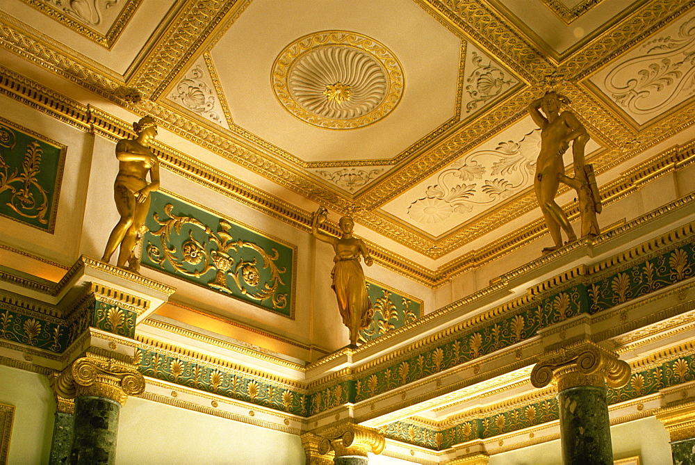 Ceiling, Syon House, Greater London, England, United Kingdom, Europe