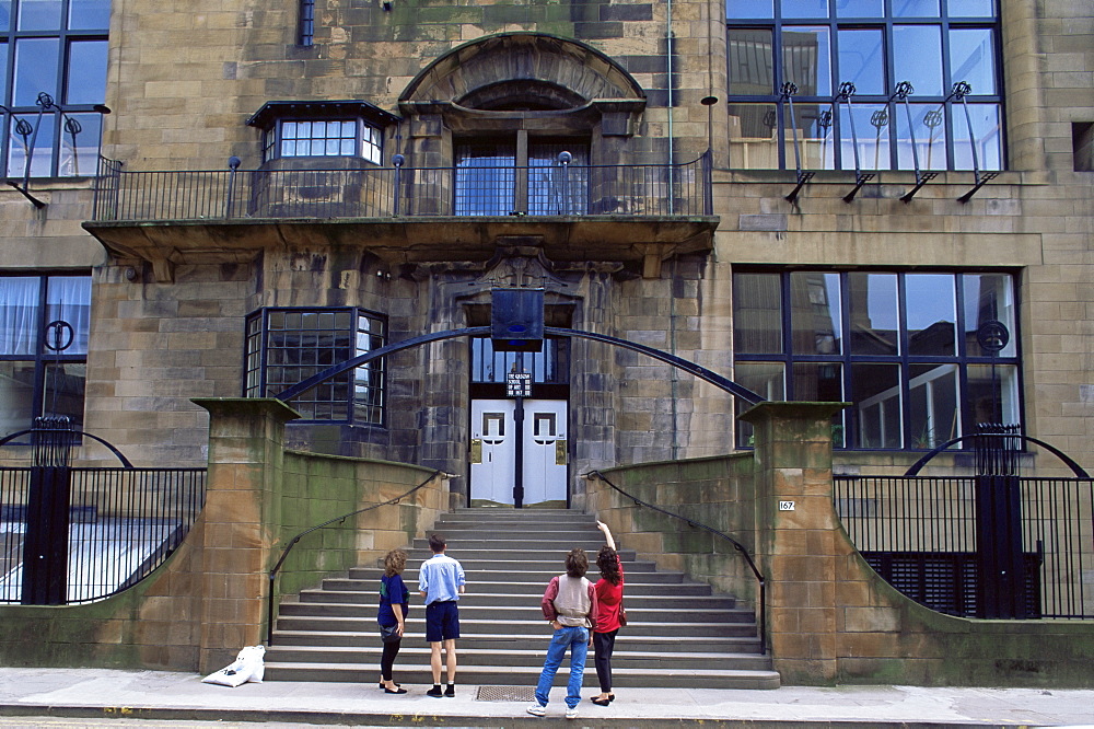 Glasgow School of Art, designed by Charles Rennie Mackintosh, Glasgow, Scotland, United Kingdom, Europe