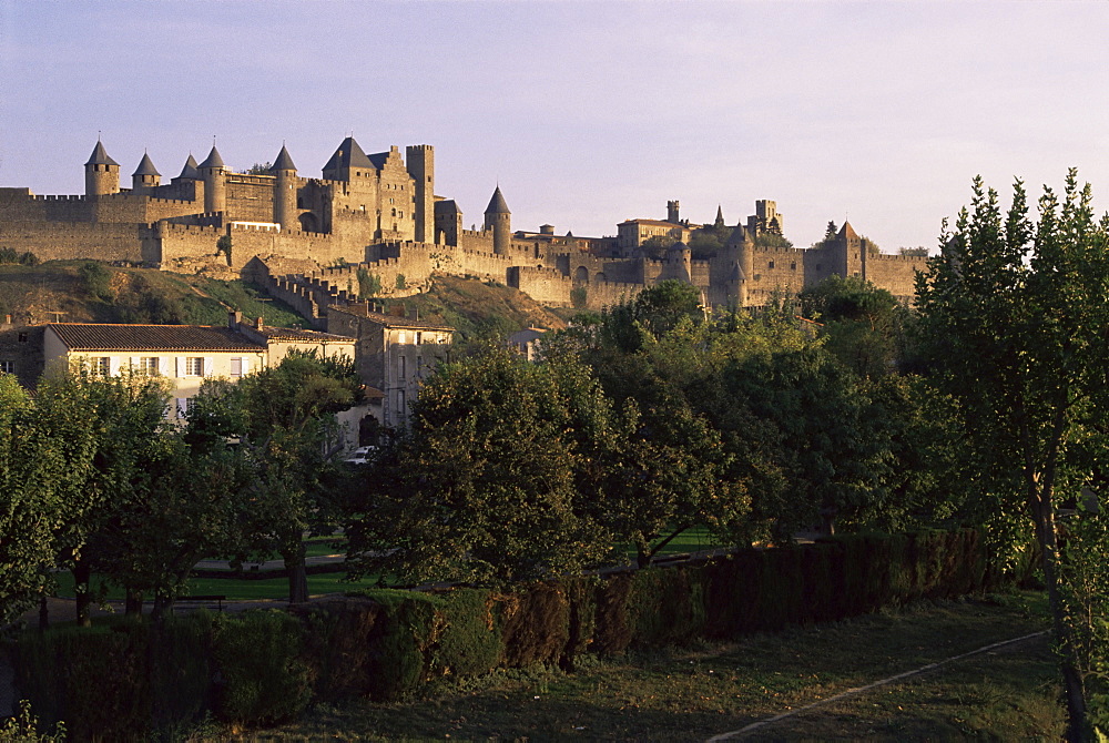 Carcassonne, UNESCO World Heritage Site, Aude, Languedoc-Roussillon, France, Europe