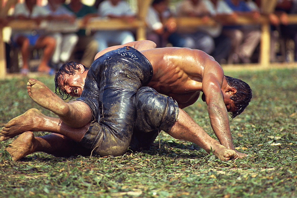 Wrestling, Antalya Stadium, Anatolia, Turkey, Asia Minor, Eurasia