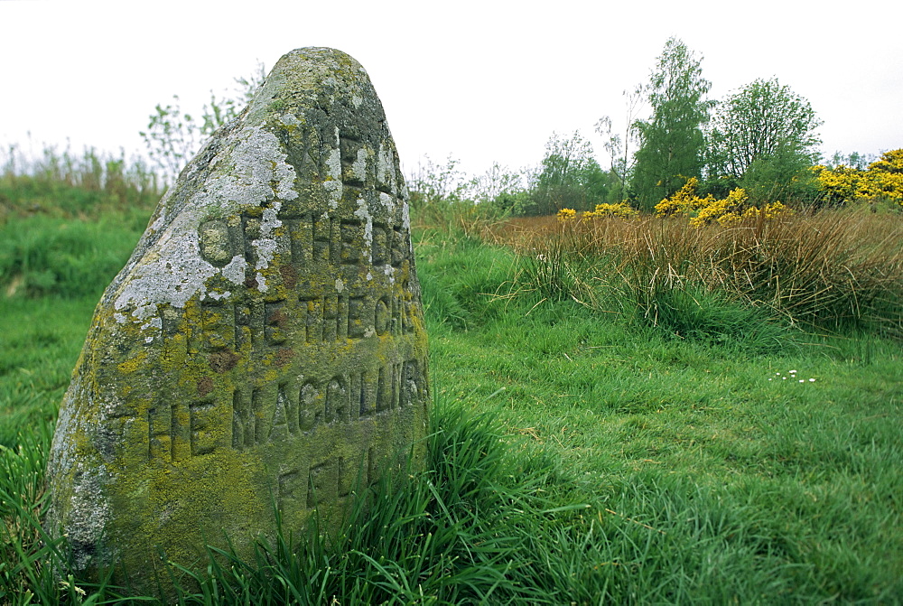 Battle site, Culloden Moor, Highland region, Scotland, United Kingdom, Europe