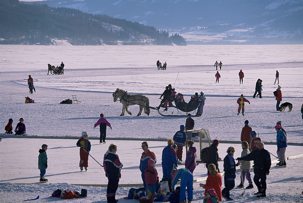 The Great Ice Fair, Lillehammer, Norway, Scandinavia, Europe