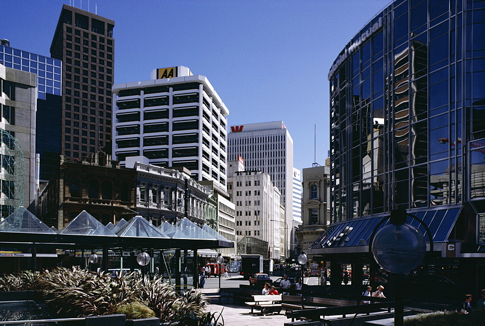 Lambton Quay, Wellington, North Island, New Zealand, Pacific