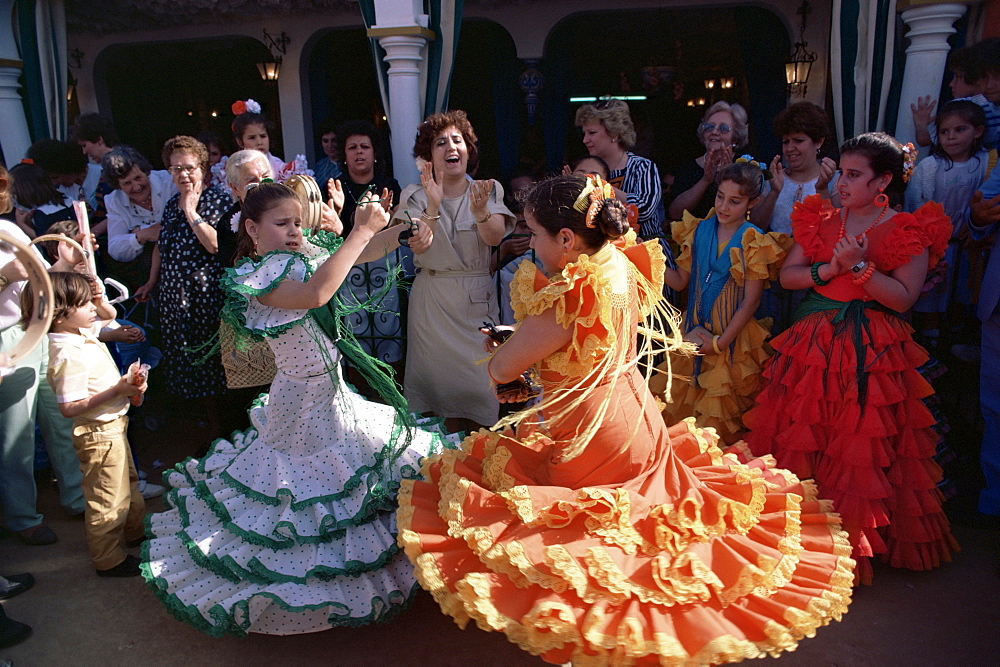 Feria (Spring Fair) in Seville, Andalucia (Andalusia), Spain, Europe