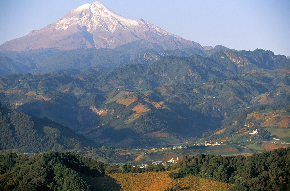 Volcano of Popocatepetl, Puebla State, Mexico, North America