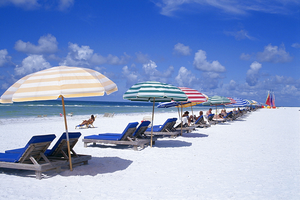 Beach, Longboat Key, Sarasota, Florida, United States of America (U.S.A.), North America