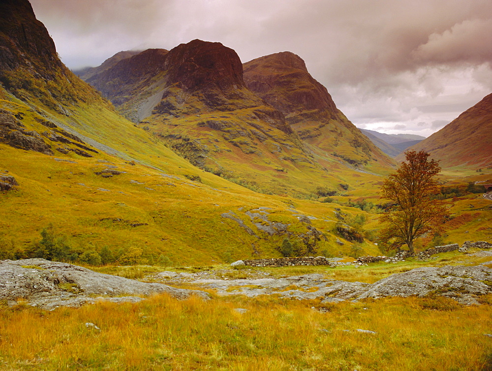 Glen Coe (Glencoe), Highlands Region, Scotland, UK, Europe