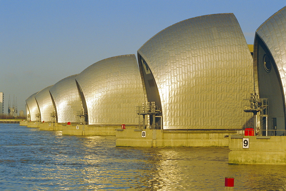 The Thames Flood Barrier, London, England, UK