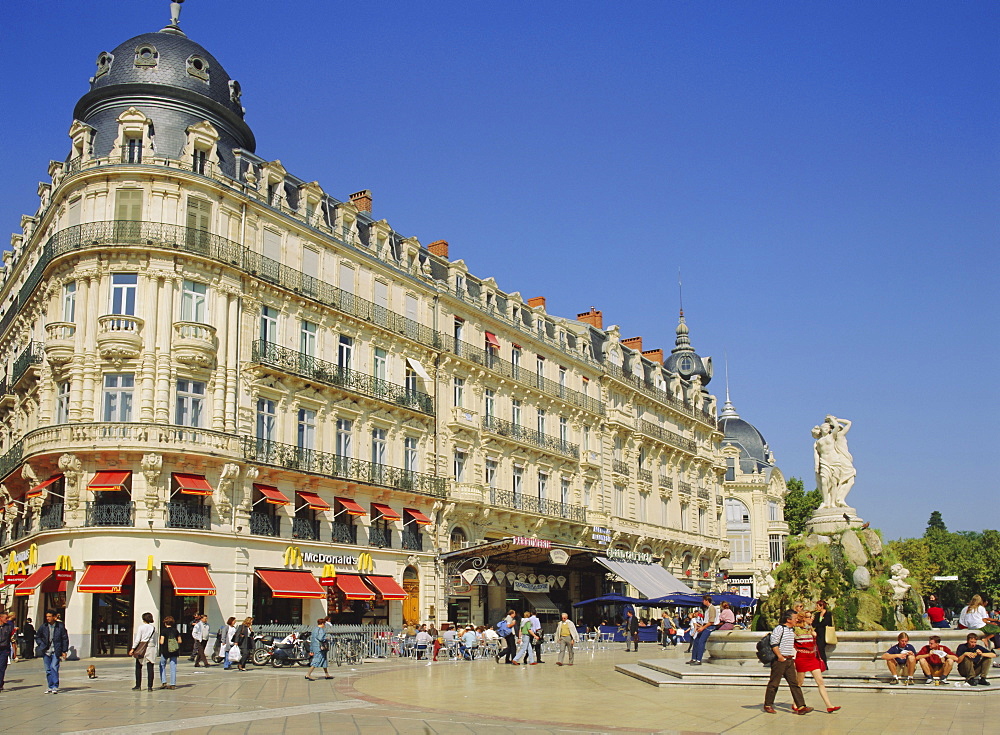 Place de la Comedie, Montpellier, France, Europe