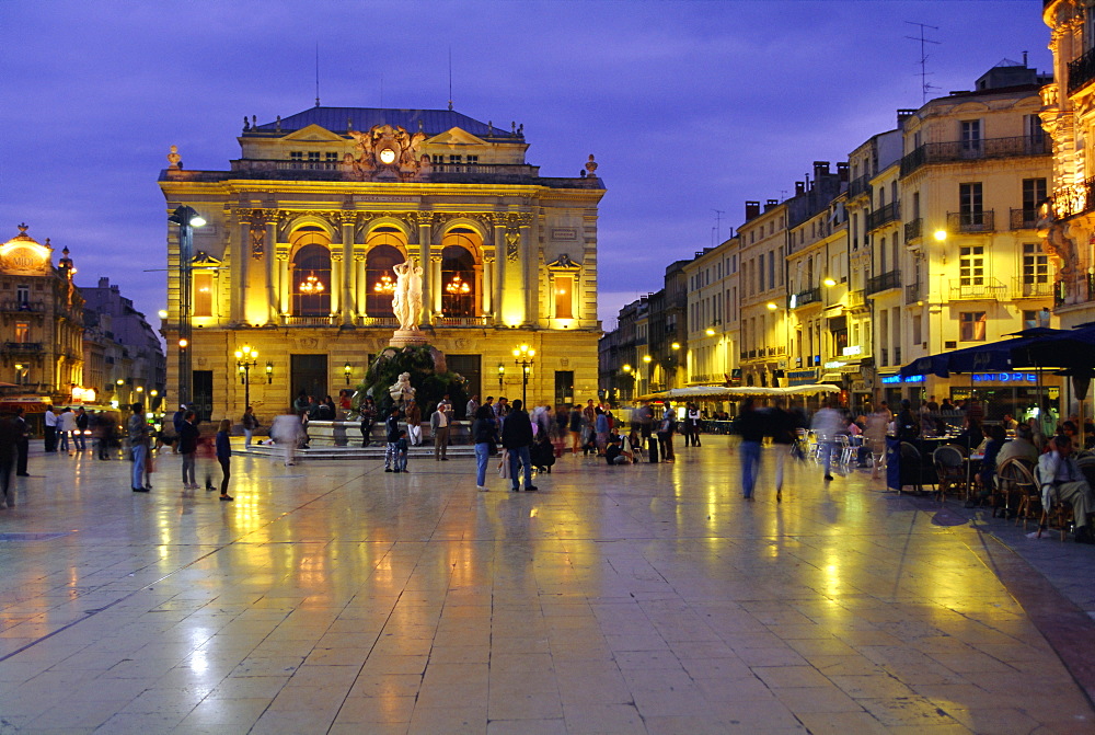 Place de la Comedie, Montpellier, Herault, Languedoc, France, Europe