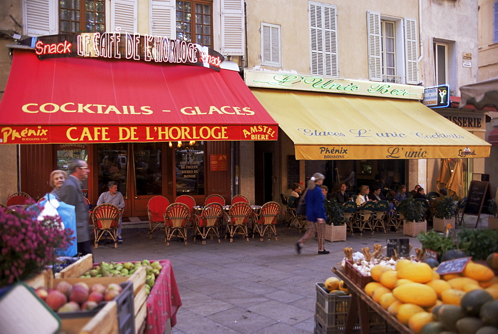 Cafe, Aix-en-Provence, Bouches-du-Rhone, Provence, France, Europe