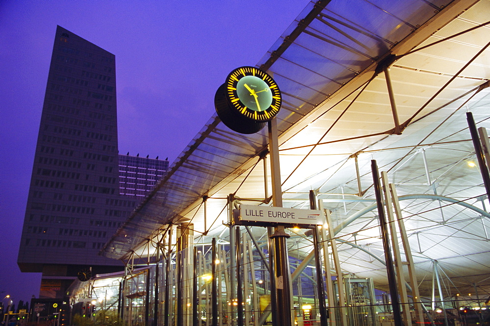 Lille Rail Station, Lille, France, Europe