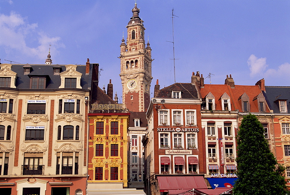 Grand Place, Lille, Nord Pas de Calais, France, Europe