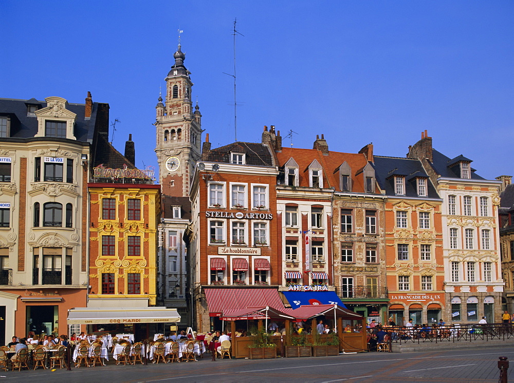 Grand Place, Lille, Nord Pas de Calais, France, Europe