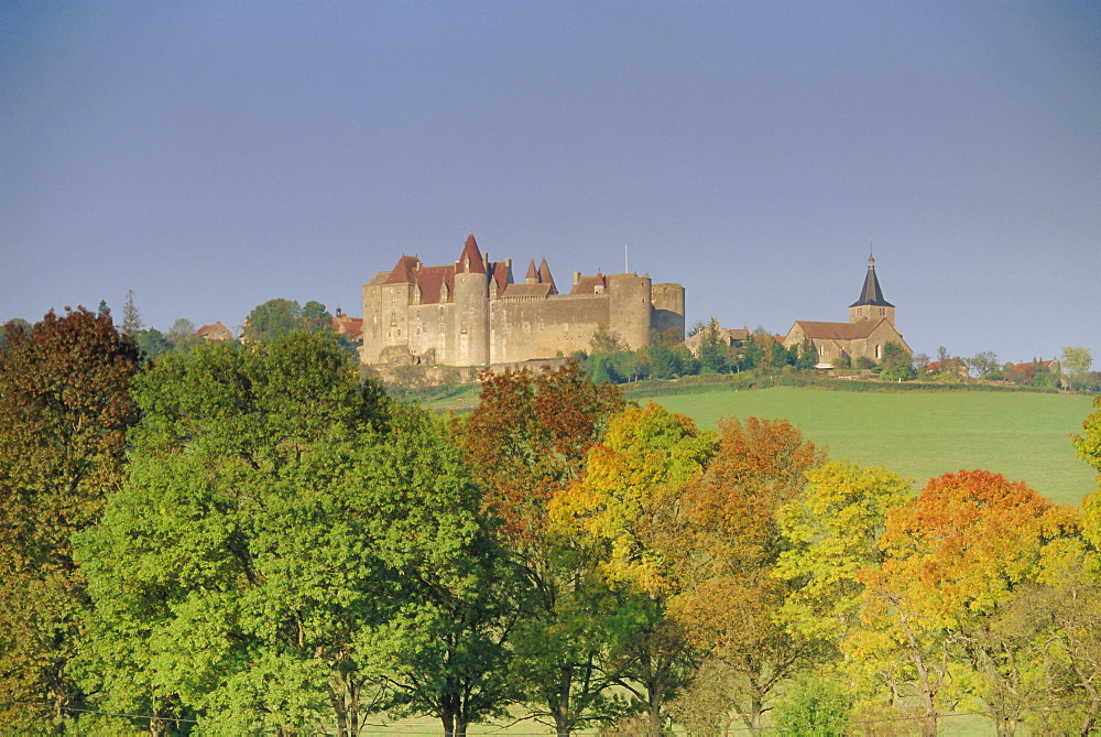 Chateauneuf, Burgundy, France, Europe