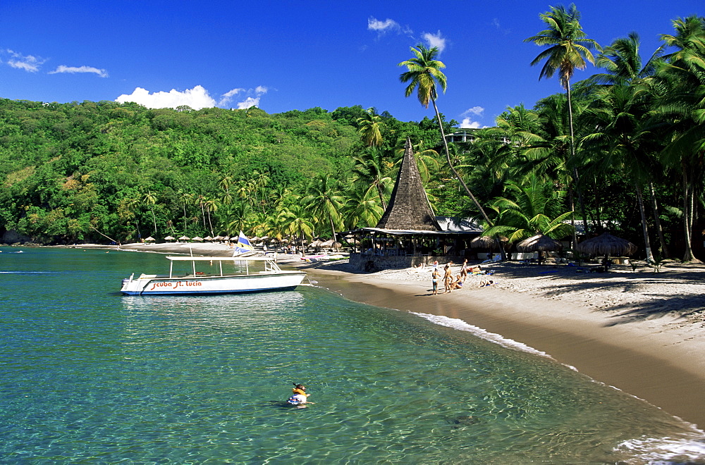 Anse Chastenet, St. Lucia, Windward Islands, West Indies, Caribbean, Central America