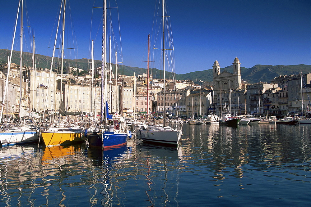 The harbour, Bastia, Corsica, France, Mediterranean, Europe