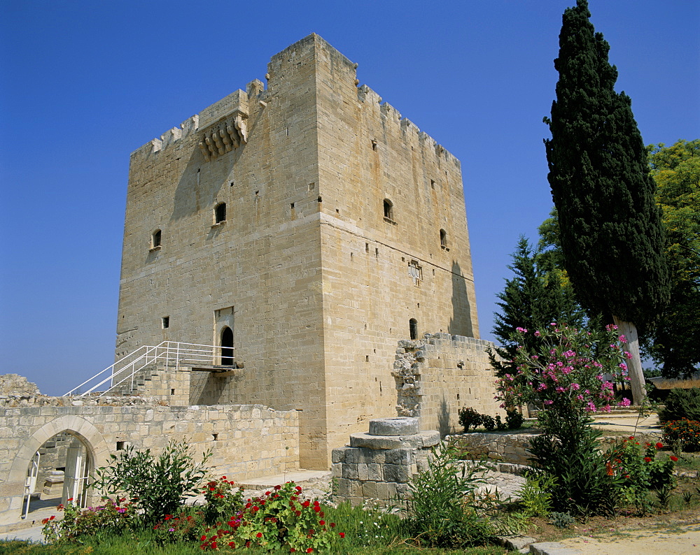 Kolossi castle, Limassol, Cyprus, Mediterranean, Europe