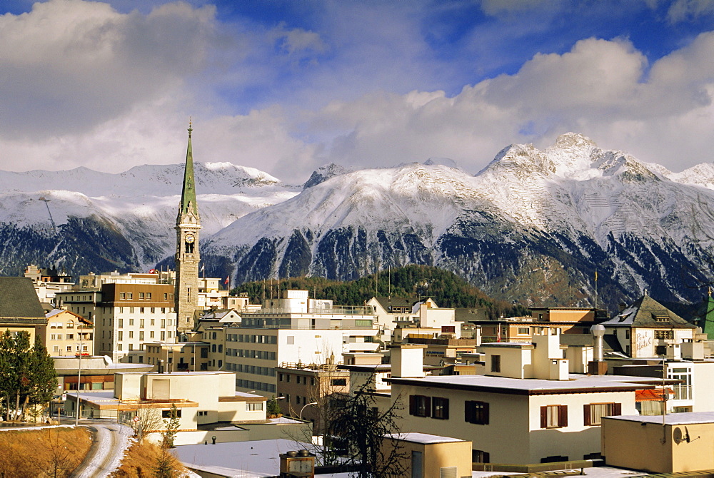 St. Moritz, Upper Engadine, Graubunden region, Swiss Alps, Switzerland, Europe