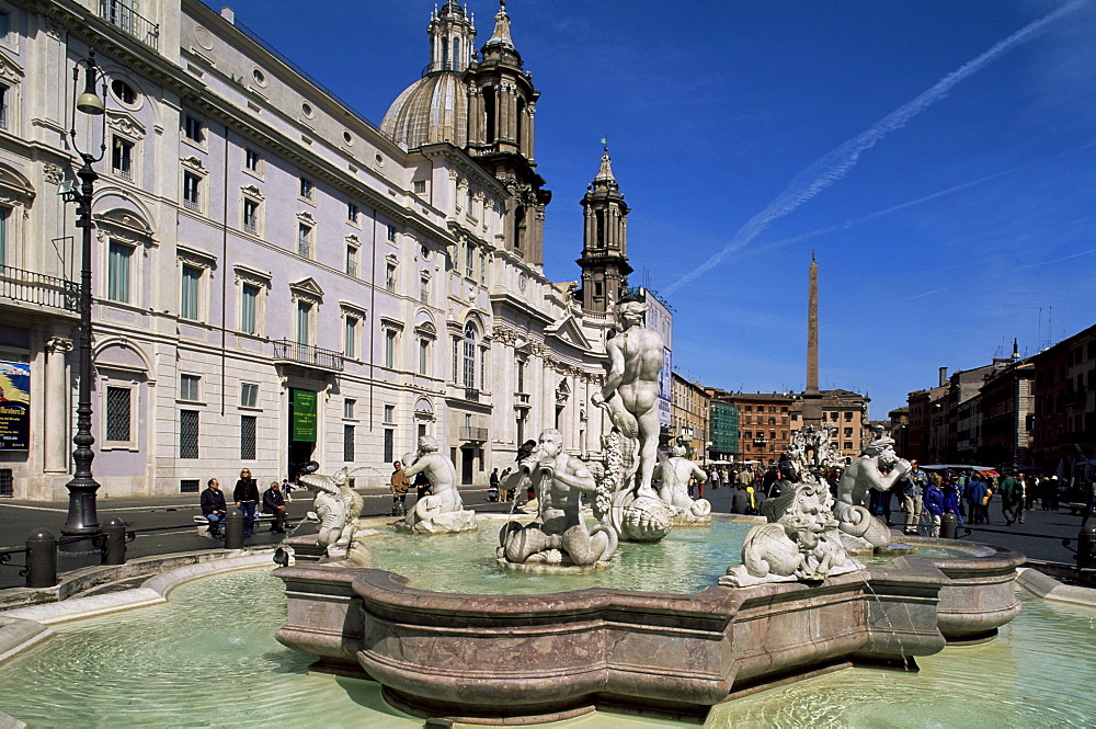 Piazza Navona, Rome, Lazio, Italy, Europe