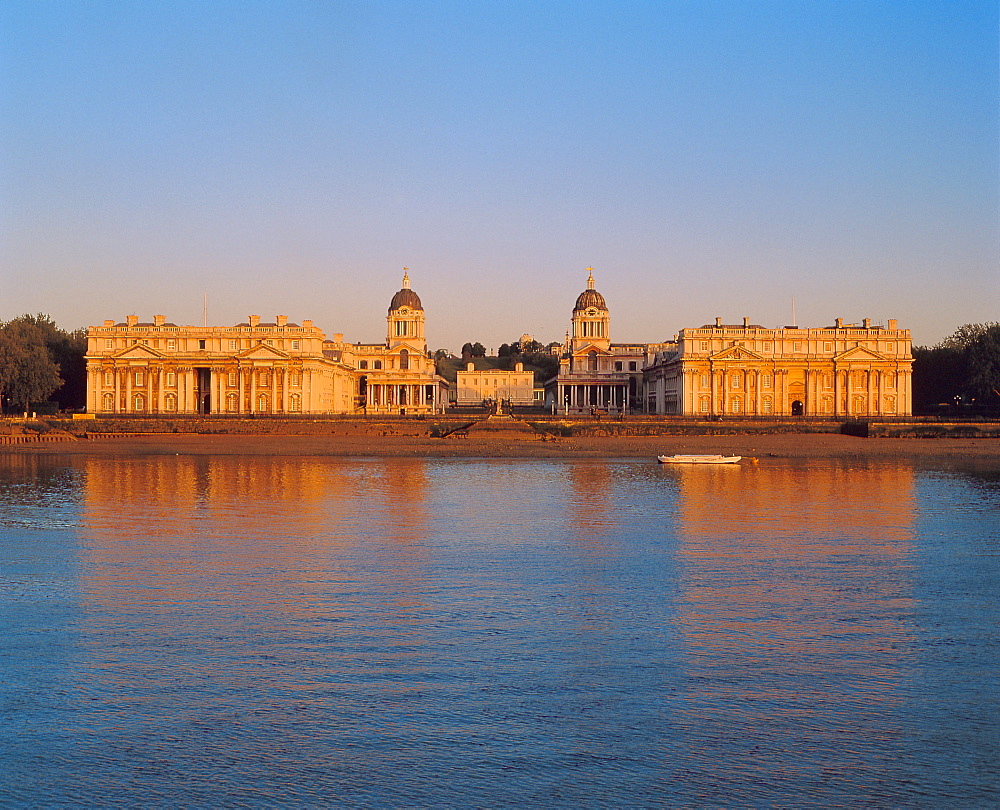 Royal Naval College on the River Thames, Greenwich, London, England, UK