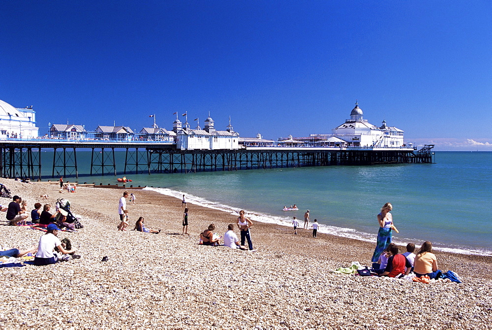 The beach, Eastbourne, East Sussex, England, United Kingdom, Europe