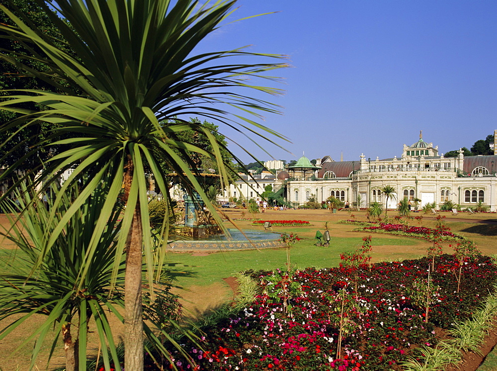 Pavilion and gardens, Torquay, Devon, England, UK, Europe