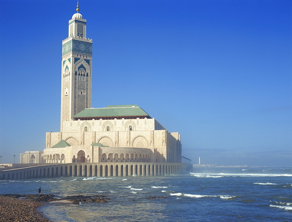 The Hassan II Mosque, Casablanca, Morocco, North Africa, Africa