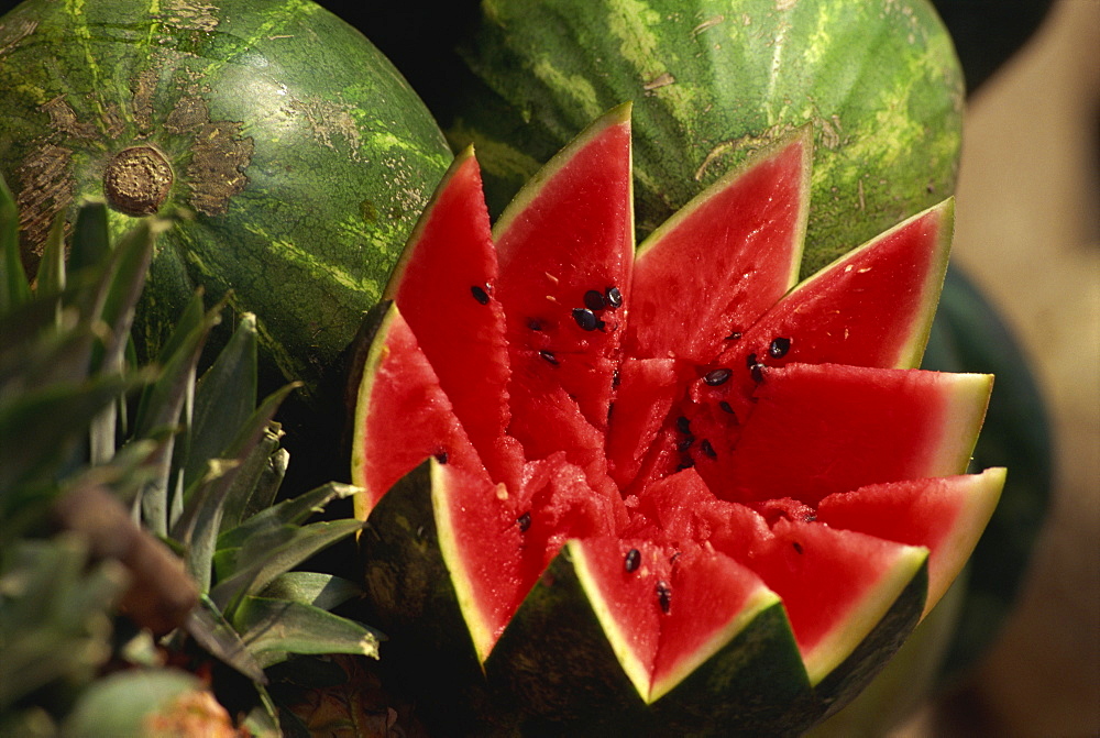 Watermelon ready to eat