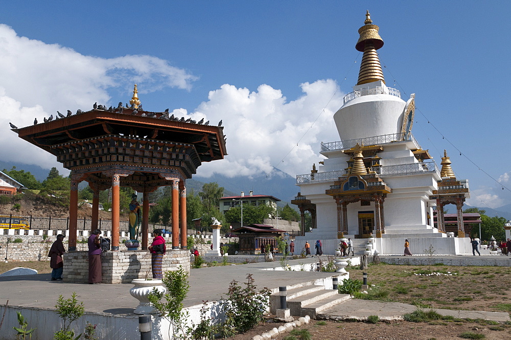 National memorial Chorten, Thimpu, Bhutan, Asia