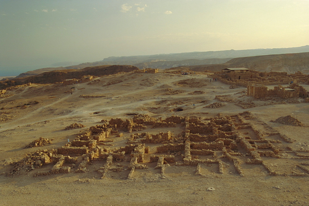 Archaeological site, Masada, Israel, Middle East