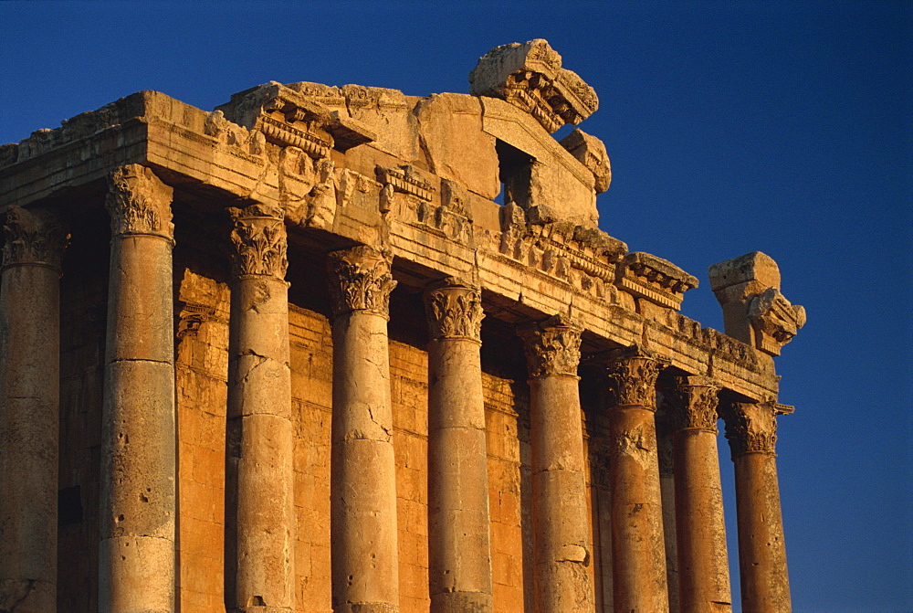 Roman temple of Bacchus, Baalbek, UNESCO World Heritage Site, Lebanon, Middle East