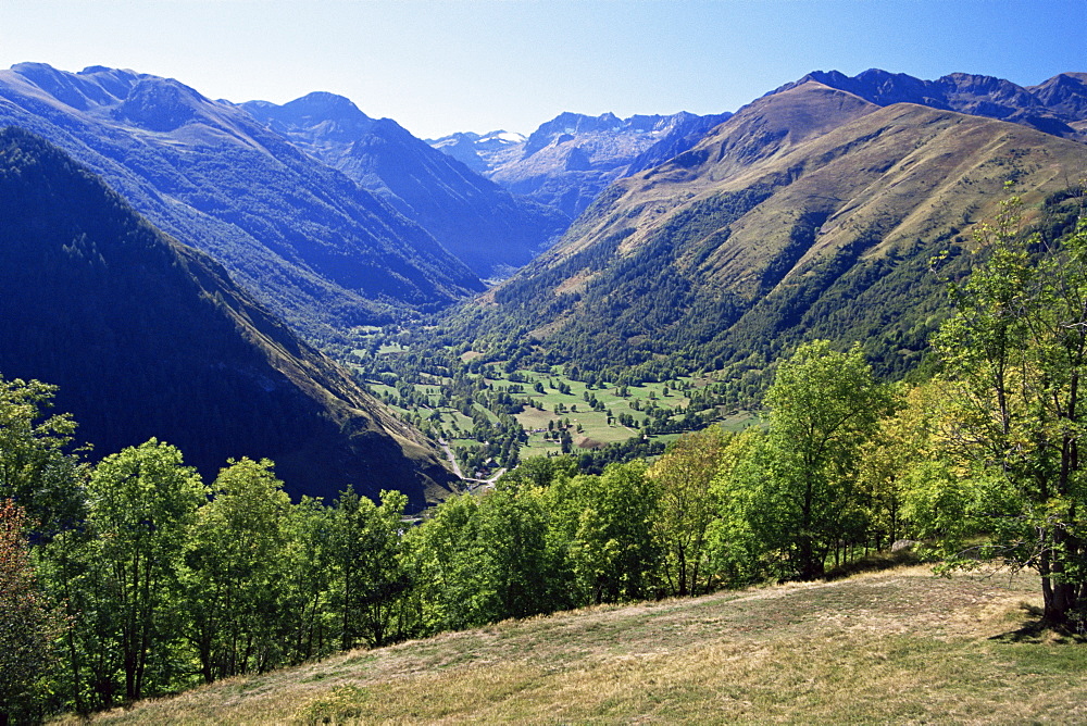 Valley close to Castillion de Larboust, French side of the Pyrenees, Midi Pyrenees, France, Europe