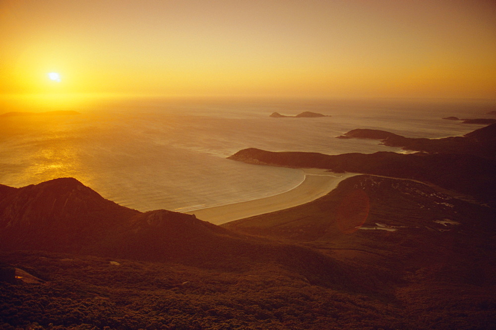 Wilson's Promontory, sunset from Mount Oberon, Victoria, Australia