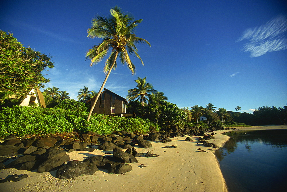 Coastline, Taakoka Island, Rarotonga, Cook Islands, Pacific Islands, Pacific