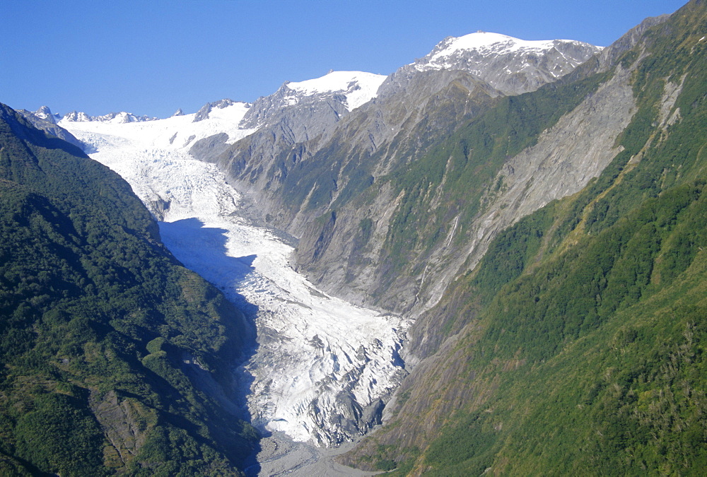 Fox Glacier, West coast, South Island, New Zealand, Pacific