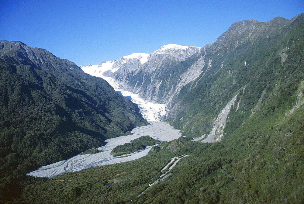 Fox Glacier, Westland, west coast, South Island, New Zealand, Pacific