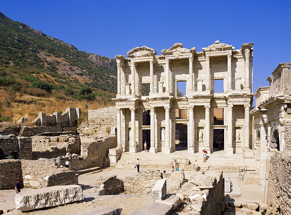 Library of Celsus, Ephesus, Anatolia, Turkey, Asia Minor, Eurasia