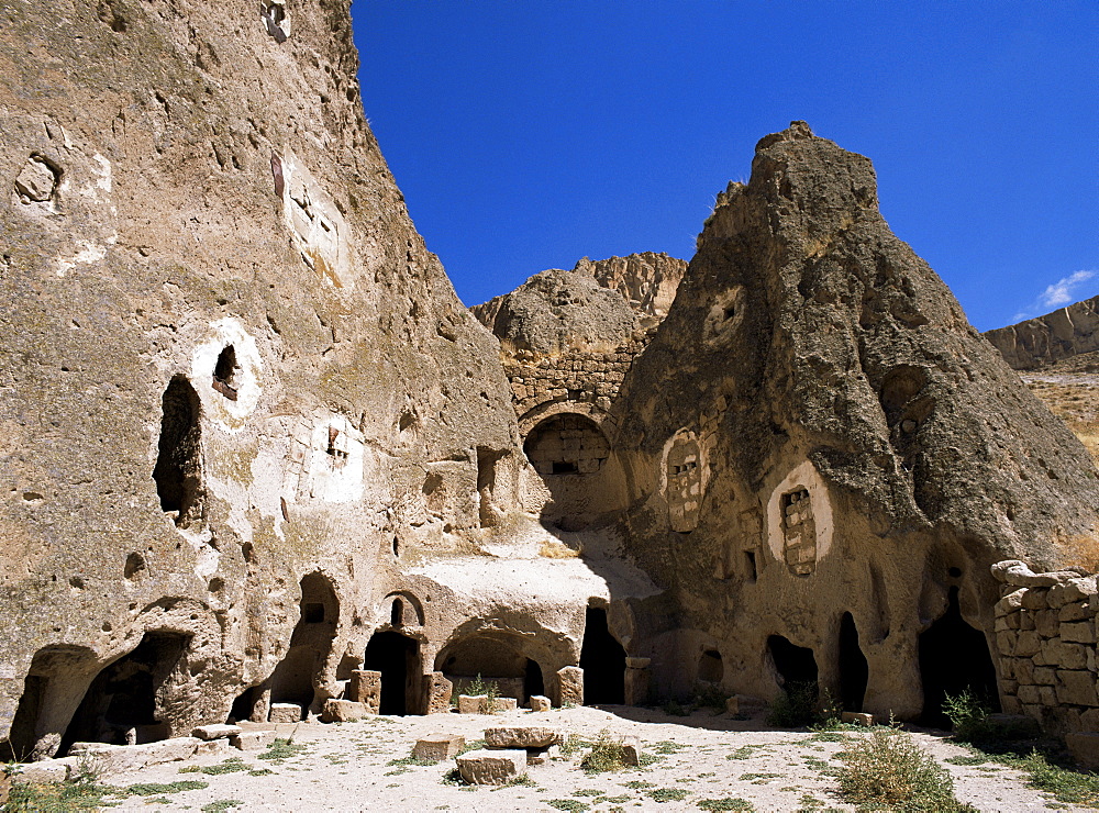 Church of Snakes, Soganli Valley, Goreme National Park, UNESCO World Heritage Site, Cappadocia, Anatolia, Turkey, Asia Minor, Eurasia