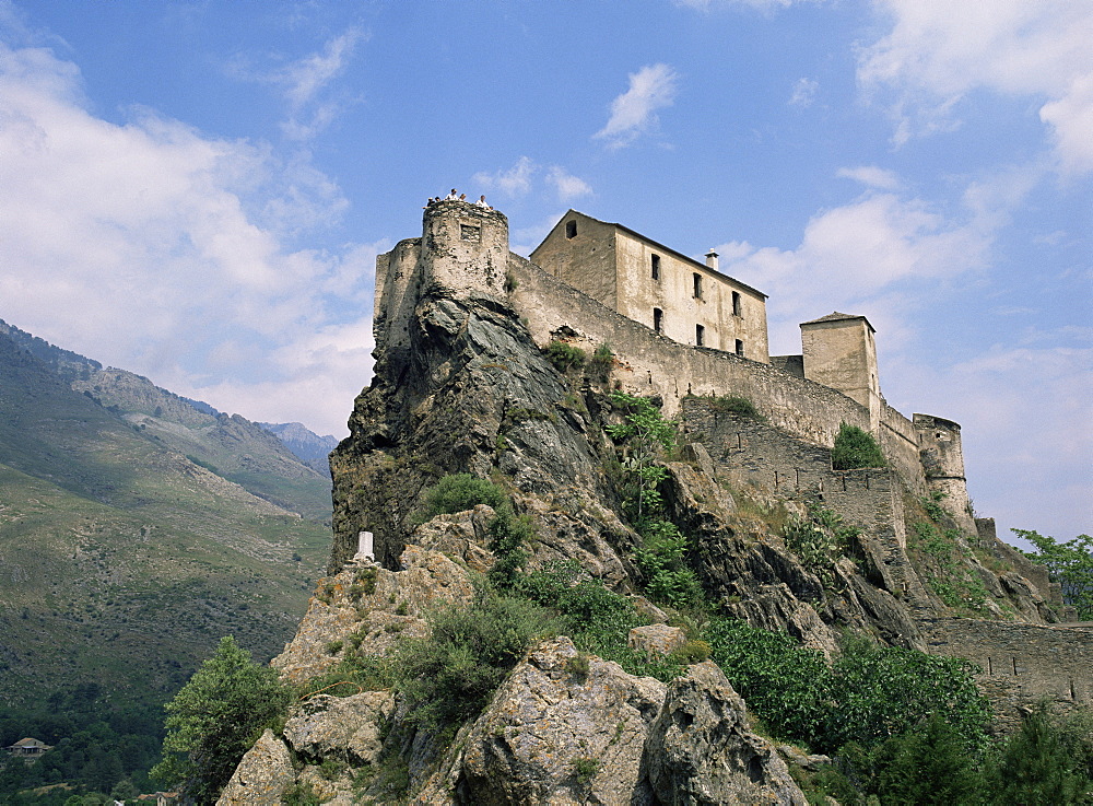 The Citadel at Corte, Corsica, France, Europe